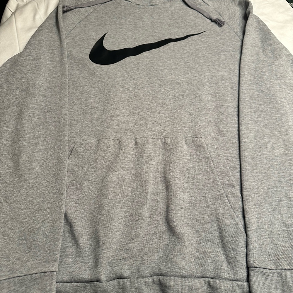 Nike Men's Heather Gray Hoodie